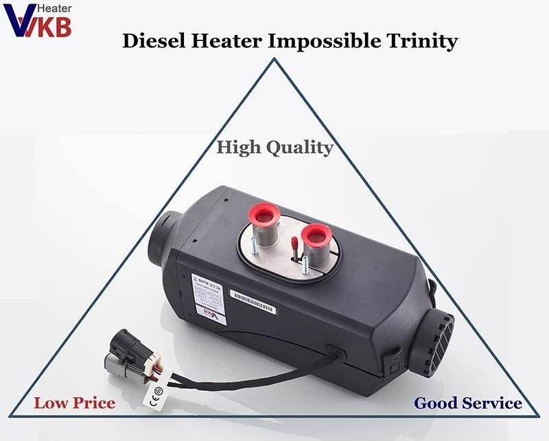1-5KW Diesel Heater with Moblie Control for RV for Van for garage