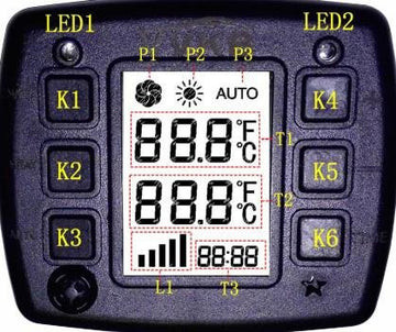 Instructions on LCD Control Panel | Diesel Heater