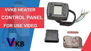 Vvkb Diesel Heater Control Panel Use Video