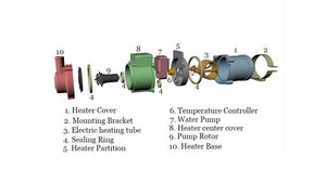 Vvkb Engine Block Heater Titan-P5 Structural drawing