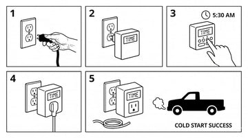 Block Heater Timer Guide: How Long to Plug In, Best Models, and Power Savings