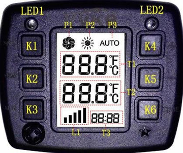 Instructions on LCD Control Panel | Diesel Heater