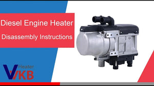Apollo C1 diesel engine heater disassembly instructions — glow plug replacement and combustion chamber cleaning