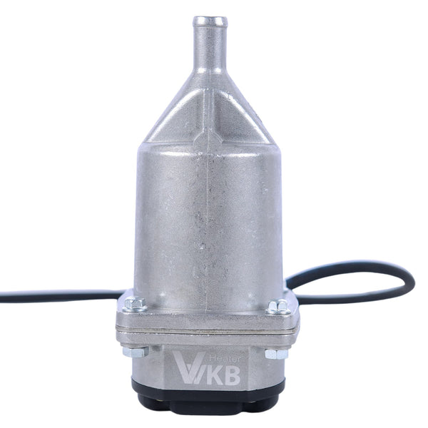 No-pump engine block heater Titan-P6 front view with the tapered inlet at the top