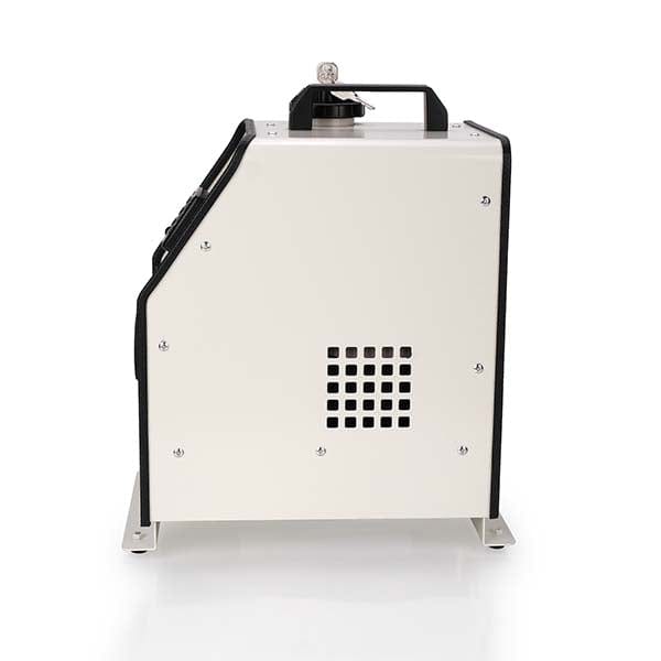 Vvkb Apollo portable diesel heater back-left view showing air duct connection port and housing
