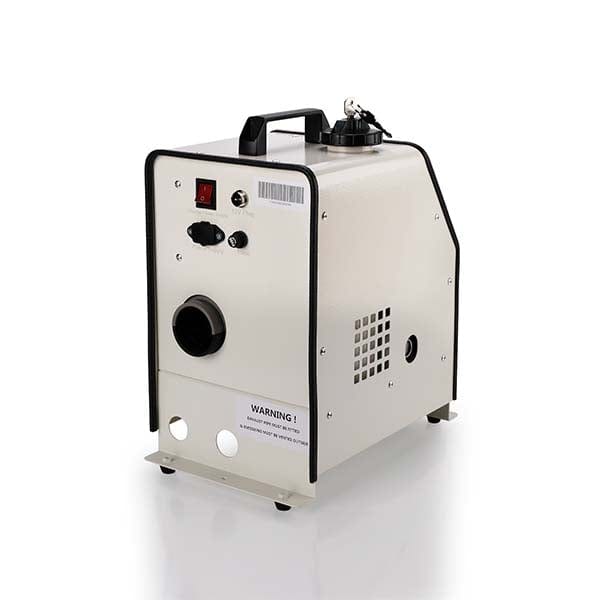 Vvkb Apollo portable diesel heater right-back angle showing housing, ventilation, and rear connections
