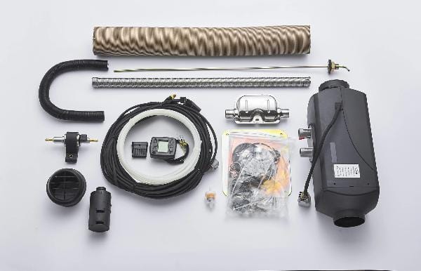 Vvkb Apollo diesel heater complete kit — heater unit and all installation accessories included in box